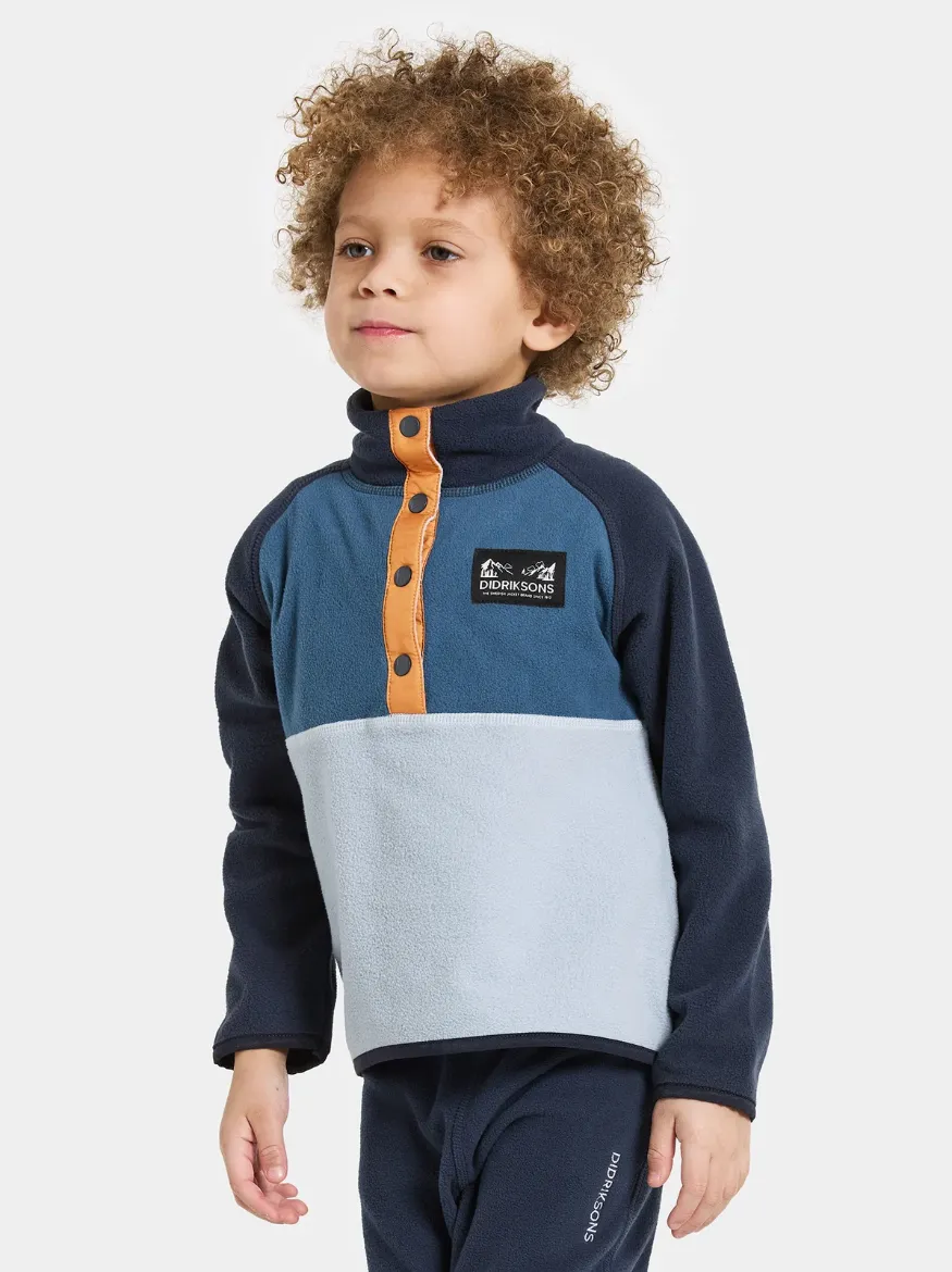 Bilde av Didriksons Monte kids fleece sett Cloud Blue